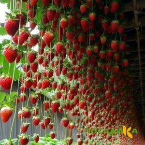 Клубника ампельная Анастасия купить по цене от 370р. в интернет-магазине «Посадика» с доставкой почтой в в Соколе и по всей России – [изображение №1].